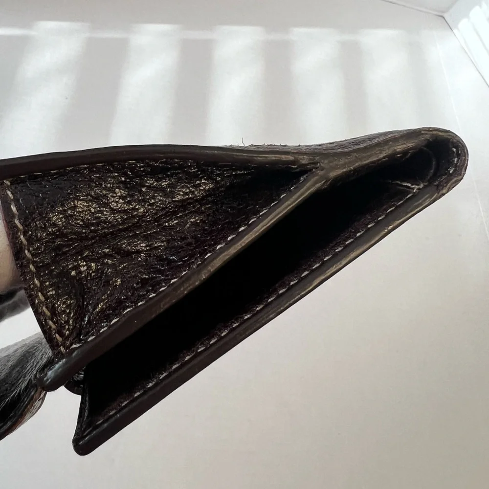 Gucci GG‎ suede, compact, leather wallet - Picture 13 of 16